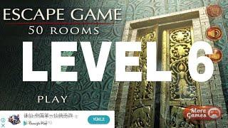 Escape game 50 rooms 1  Level 6 Walkthrough