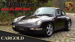 Porsche 993 Carrera 2, 1995, der letzte luftgekühlte 911 im Jahreswagenzustand und ganz in schwarz