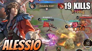 ALESSIO - Marksman | Triplekill + MVP Full Gameplay | Honor of Kings 2024 (Global)