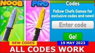 *ALL CODES WORK* Knife Clicker Simulator ROBLOX | 19 MAY 2023