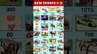 All New Cheat Codes  Indian Bike Driving 3D #shorts #indianbikedriving3d #gaming