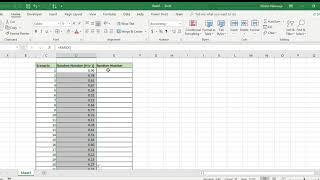 Random Numbers in Excel