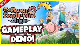 7DS ORIGIN DEMO GAMEPLAY! COMBAT / CO-OP / STORY / CHARACTERS / BETA [Seven Deadly Sins: Origin]