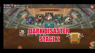 TANTANGAN TERBATAS : DARK DISASTER STAGE 2 - LORDS MOBILE [KHUSUS AKUN BARU]