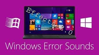 All Windows Error Sounds (Effects 2.0)