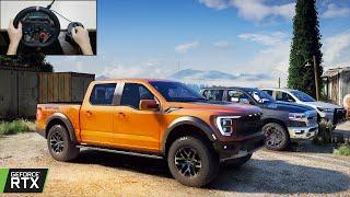 GTA 5 - 2023 Ford F-150 Raptor OFFROAD CONVOY - 450Hp Powerful Pickup Truck