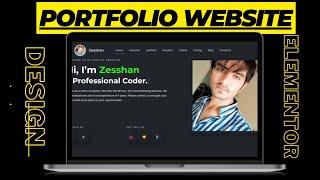 Portfolio website design with no skills in 2023 using WordPress, Elementor Pro and inbio theme