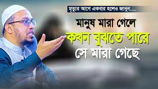 মানুষ মারা গেলে কখন বুঝতে পারে সে মারা গেছে ? শায়খ আহমাদুল্লাহ | sheikh ahmadullah prashn uttar