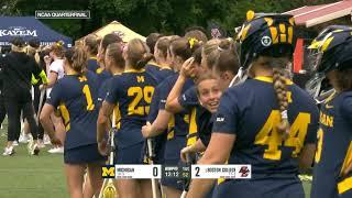 Michigan vs Boston College NCAA Quarterfinal women's college lacrosse 2024