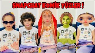 ELİF SİNEM SNAP CHAT KOMİK YÜZLER DENEDİ !! ELİF YAŞLANDI !!