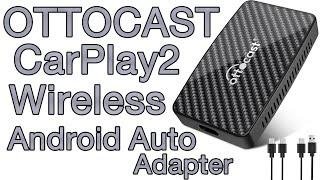 OTTOCAST Play2 Wireless CarPlay Android Auto Adapter