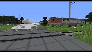 КАК СДЕЛАТЬ ПЕРЕЕЗД В МАЙНКРАФТ -- Immersive Railroading переезд