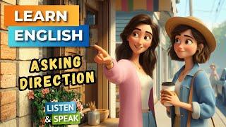 Asking Direction in English | English Stories | English Listening Skills - Speaking Skills.