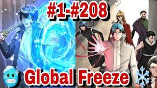 (1-208)Global Freeze: I Created an Apocalypse Shelter ️ Episode 537Explain Hindi 1-208