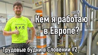 Кем я работаю в Европе и сколько зарабатываю. Трудовые будни в Словении #2