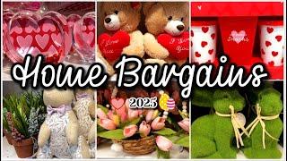 *NEW IN* Home Bargains Valentine's Day  & Easter  // Winter & Spring shop with me 2025 // January