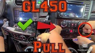 Mercedes Benz GL450 how to remove radio for repair