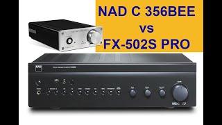 Усилитель NAD C 356BEE против FX-502S PRO