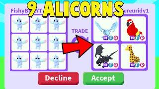 Trading 9 *NEW* ALICORN in Adopt Me!