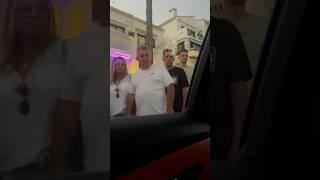 People's reactions to Dope cars in Marbella   #reaction #cars  #shorts