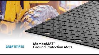 MambaMAT™ Ground Protection Mats from Greatmats