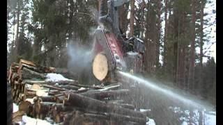 Eco Log 590D / LogMax 6000B with JPS R5500 saw unit, owner Claes Enberg Finland