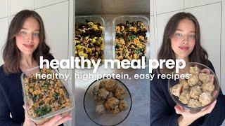 Healthy Meal Prep Recipes | What I Eat In A Week | High Protein | Quick & Healthy | Emily Didonato