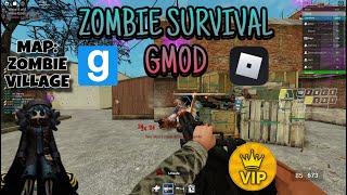 ZOMBIE SURVIVAL WIN feat MASSIVE SQUAD - ZOMBIE VILLAGE MAP | Zombie Survival Gmod on @Roblox