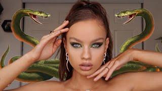 S E R P E N T  Green Fierce Makeup Look | Liora Lapointe