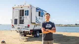 Living Full Time in this Spacious Truck Camper RV