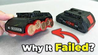 Faulty Bosch 18V ProCore Battery - Issues, Diagnose & Repair