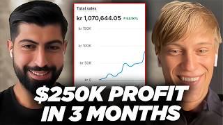 How he made $650k dropshipping in 3 months selling fashion