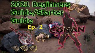 Conan Exiles Beginner Starting series EP.2  Beginners Guide Starting Guide