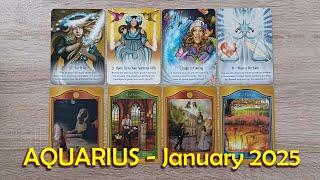 AQUARIUS January 2025 Tarot Readings🪄🪐#archangelmichael #aquarius