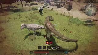 Path of Titans T Rex vs Giga and Carchar