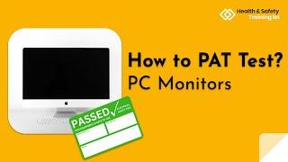 PAT Testing | PC Monitors