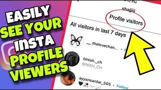 (NEW TRICK) How To See Who Visited / Viewed Your Instagram Profile - Proof!