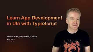 Learn to use TypeScript with UI5 [Tutorial]