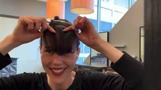 How to cut your own bangs