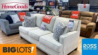 BIG LOTS HOMEGOODS ROSS FURNITURE CHAIRS TABLES HOME DECOR SHOP WITH ME SHOPPING STORE WALK THROUGH