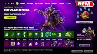 HOW TO UNLOCK THE SHREDDER SKIN IN FORTNITE! First Look at the TMNT Event Battle Pass!