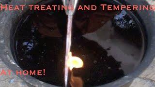 How to Heat Treat and Temper a Knife! (DIY)