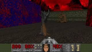 Doom (1993) - E3M6: Mt. Erebus [4K 60FPS]