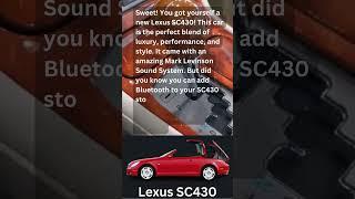 Easy and Affordable Bluetooth Upgrade for Your Lexus SC430 #lexussc430 #lexuscar  #bluetoothadapter