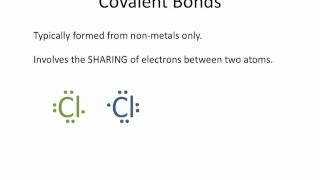 Ionic vs Covalent Bonding - Chemistry Tutorial