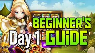 What to do on DAY ONE? Beginner’s Guide Ep.1! - Summoners War