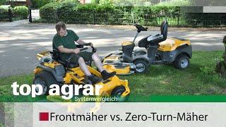 Stiga Park 640 PWX Frontmäher gegen Zero-Turn-Mäher ZT 7132T - Welches System mäht besser?