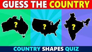 Guess the Country by Its Shape | Country Quiz