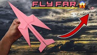 FLY FAR - How To Make EASY Paper Airplane That Flies Far