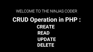 CRUD operation with photo upload in php | Complete CREATE READ UPDATE & DELETE using mysql 